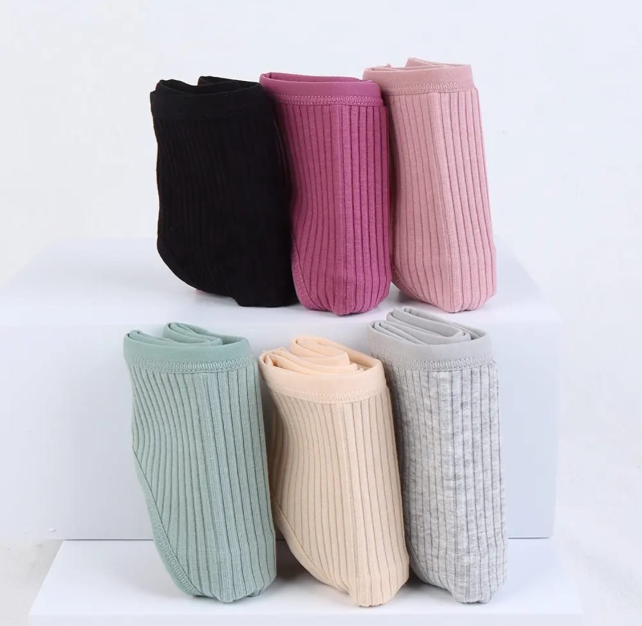 Premium Seamless Ribbed Cotton Panty