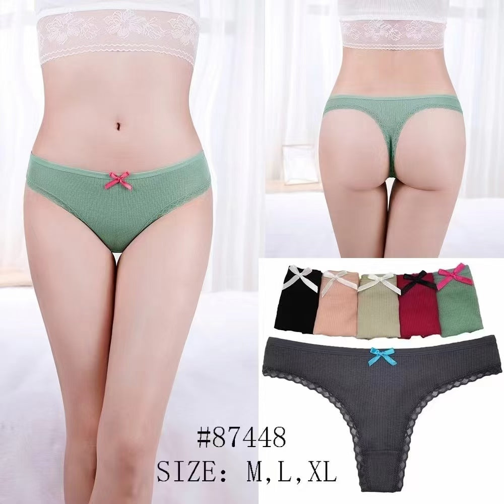 Premium Seamless Ribbed Cotton Panty